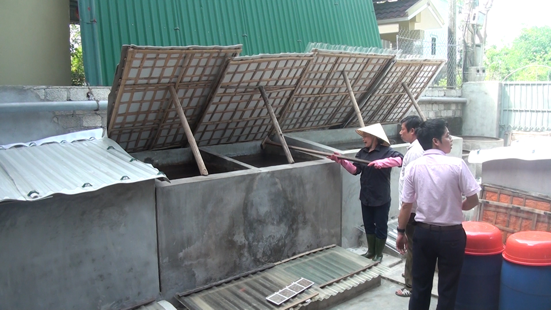 Mô hình sản xuất nước mắm ở phường Nghi Hải