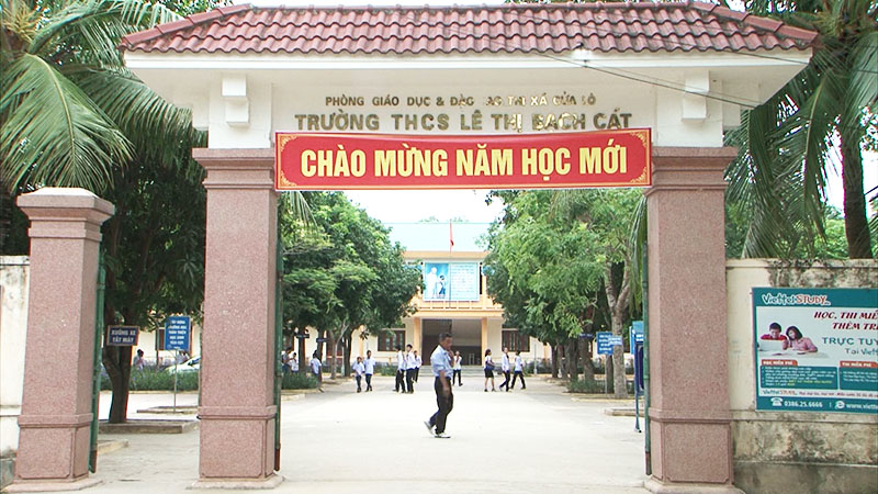 Trường THCS Lê Thị Bạch Cát, phường Nghi Thu- TX Cửa Lò