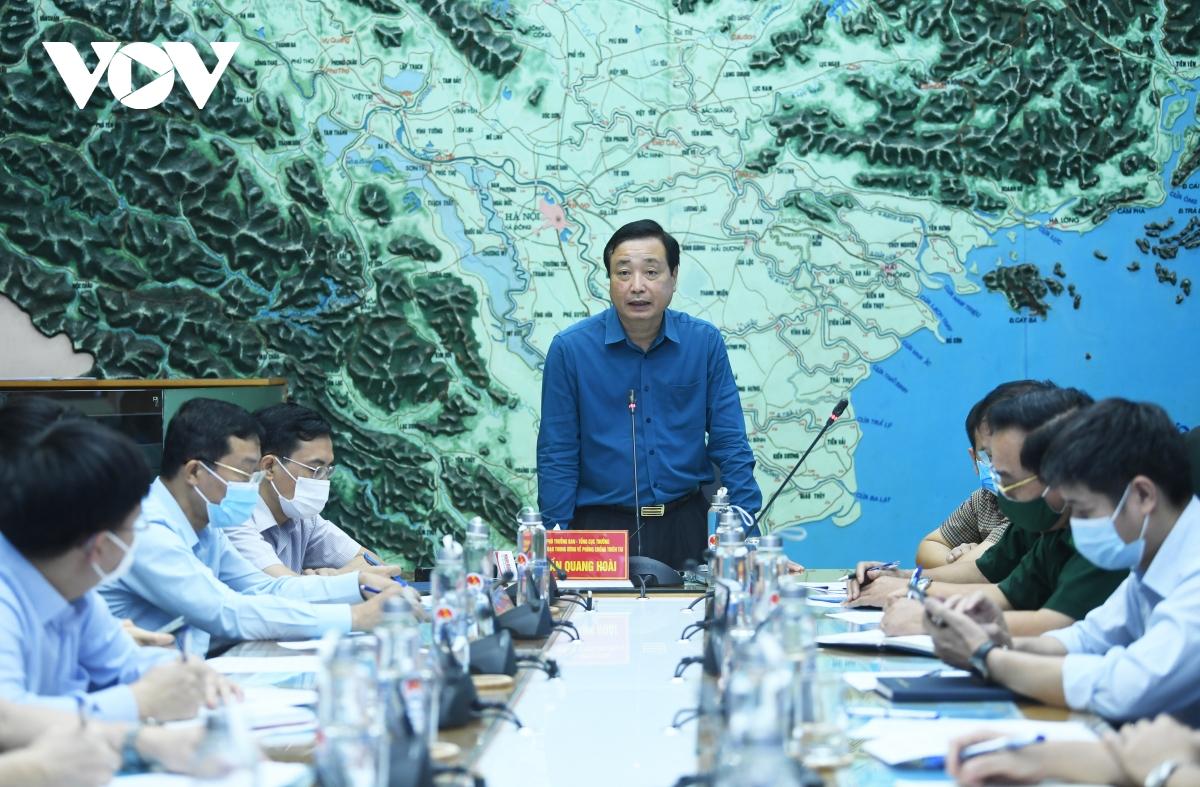 Ông Trần Quang Hoài kết luận cuộc họp.