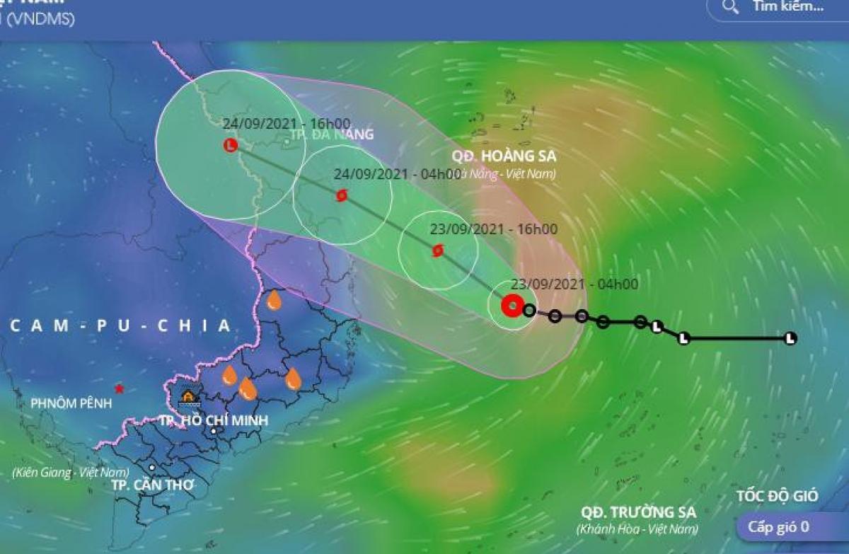 Dự báo, bão đổ bộ đất liền đêm nay, rạng sáng mai (24/9), gây gió giật mạnh từ Quảng Trị đến Quảng Ngãi, mưa lớn từ Thanh Hóa đến Bình Định và Bắc Tây Nguyên.