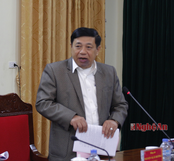 Đồng chí Nguyễn Xuân Đường- Phó bí thư Tỉnh ủy, Chủ tịch UBND tỉnh đánh giá những năm gần đây,đặc biệt trong năm 2016