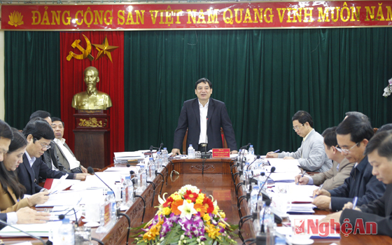 Đồng chí Nguyễn Đắc Vinh- Ủy viên BCH Trung ương Đảng, Bí Thư Tỉnh ủy 