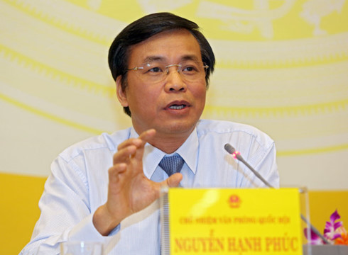 Tổng Thư ký Quốc hội Nguyễn Hạnh Phúc