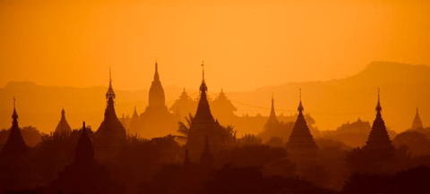 Ngôi chùa Bagan ở Myanmar