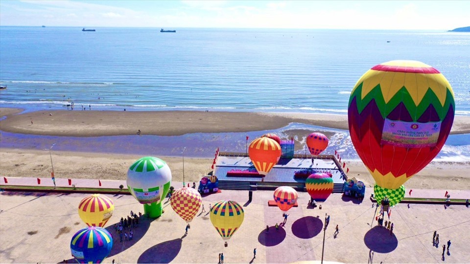 Năm 2023, ngày hội Khinh khí cầu sẽ tiếp tục được tổ chức ở Cửa Lò. Ảnh: Quỳnh Trang