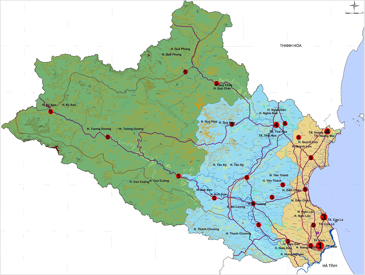 Tỉnh Nghệ An có 82 km đường bờ biển. Ảnh: Thành Duy