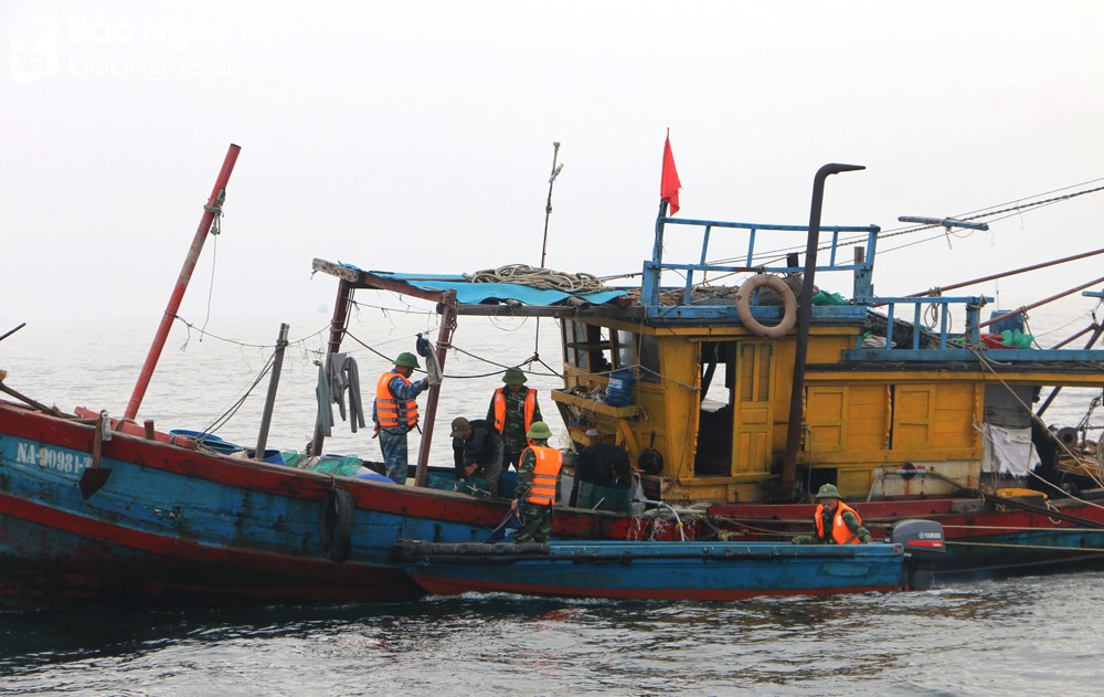 Nghệ An tăng cường giám sát tàu cá có nguy cơ cao vi phạm khai thác hải sản bất hợp pháp ảnh 1