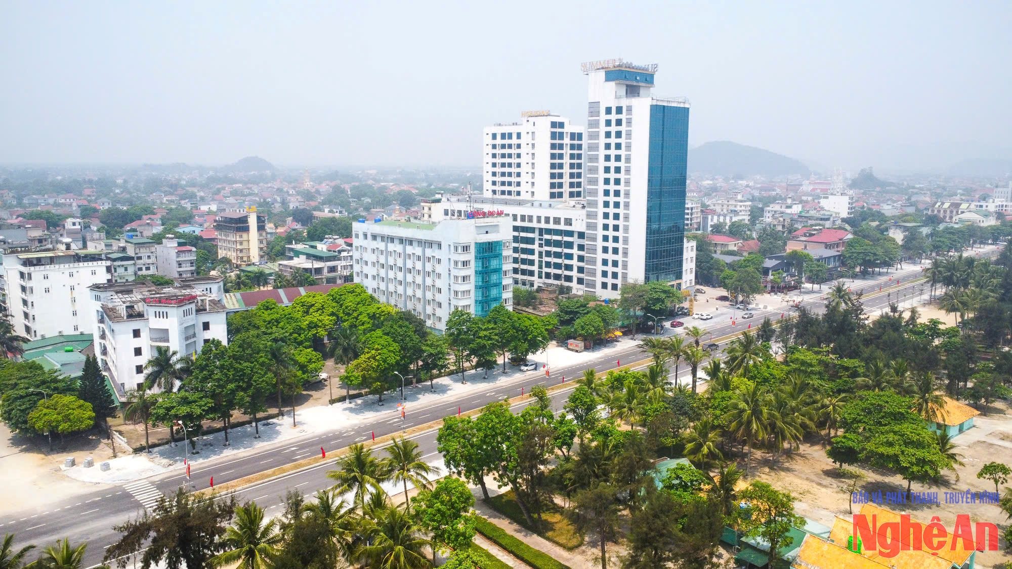 Tuyến đường Bình Minh, phường Cửa Lò. Ảnh: Thành Cường